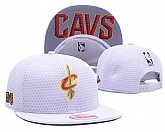 Cavaliers Team Logo White Mesh Adjustable Hat GS,baseball caps,new era cap wholesale,wholesale hats