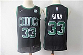 Celtics 33 Larry Bird Black Nike Swingman Jersey,baseball caps,new era cap wholesale,wholesale hats