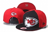 Chiefs Team Logo Black Red Adjustable Hat GS,baseball caps,new era cap wholesale,wholesale hats