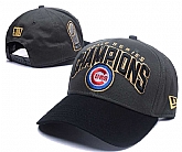 Cubs Fresh Logo 2016 World Series Champions Peaked Adjustable Hat GS,baseball caps,new era cap wholesale,wholesale hats