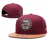 Cubs Team Logo Red Adjustable Hat GS,baseball caps,new era cap wholesale,wholesale hats