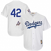 Dodgers 42 Jackie Robinson White 2019 Jackie Robinson Day Cooperstown FlexBase Jersey Dzhi,baseball caps,new era cap wholesale,wholesale hats