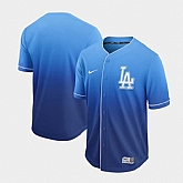 Dodgers Blank Blue Drift Fashion Jersey  Dzhi,baseball caps,new era cap wholesale,wholesale hats