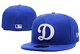 Dodgers Team Logo Royal Fitted Hat LX,baseball caps,new era cap wholesale,wholesale hats