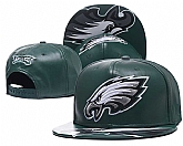 Eagles Fresh Logo Green Leather Adjustable Hat GS,baseball caps,new era cap wholesale,wholesale hats
