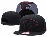 Falcons Team Black Red Adjustable Hat GS,baseball caps,new era cap wholesale,wholesale hats
