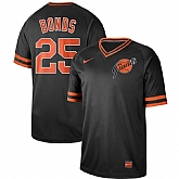 Giants 25 Barry Bonds Black Throwback Jersey Dzhi,baseball caps,new era cap wholesale,wholesale hats