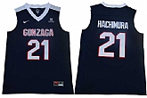 Gonzaga Bulldogs 21 Rui Hachimura Navy College Basketball Jersey,baseball caps,new era cap wholesale,wholesale hats
