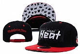 Heat Team Logo Black Mitchell & Ness Adjustable Hat LX,baseball caps,new era cap wholesale,wholesale hats