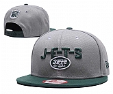 Jets Team Logo Gray Adjustable Hat GS,baseball caps,new era cap wholesale,wholesale hats
