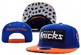 Knicks Team Logo Blue Mitchell & Ness Adjustable Hat LX,baseball caps,new era cap wholesale,wholesale hats