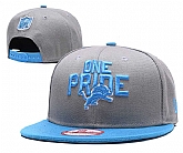 Lions Team Logo Gray Blue Adjustable Hat GS,baseball caps,new era cap wholesale,wholesale hats