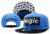 Magic Team Logo Blue Mitchell & Ness Adjustable Hat LX,baseball caps,new era cap wholesale,wholesale hats