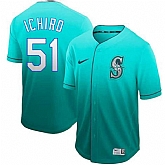 Mariners 51 Ichiro Suzuki Green Drift Fashion Jersey Dzhi,baseball caps,new era cap wholesale,wholesale hats