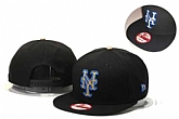 Mets Fresh Logo Black Adjustable Hat GS,baseball caps,new era cap wholesale,wholesale hats