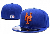 Mets Team Logo Royal Fitted Hat LX,baseball caps,new era cap wholesale,wholesale hats