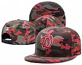 Nationals Fresh Logo Red Camo Adjustable Hat GS,baseball caps,new era cap wholesale,wholesale hats