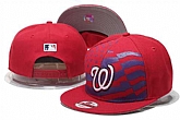 Nationals Team Big Logo Red Adjustable Hat GS,baseball caps,new era cap wholesale,wholesale hats