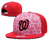 Nationals Team Logo All Red Adjustable Hat GS,baseball caps,new era cap wholesale,wholesale hats