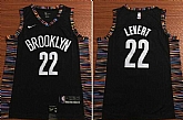 Nets 22 Caris LeVert Black City Edition Nike Swingman Jersey,baseball caps,new era cap wholesale,wholesale hats