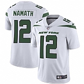 Nike Jets 12 Joe Namath White New 2019 Vapor Untouchable Limited Jersey Dzhi,baseball caps,new era cap wholesale,wholesale hats