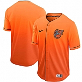 Orioles Blank Orange Drift Fashion Jersey Dzhi,baseball caps,new era cap wholesale,wholesale hats