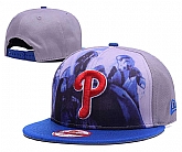 Phillies Team Logo Gray Adjustable Hat GS,baseball caps,new era cap wholesale,wholesale hats