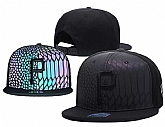 Pirates Team Logo Black Adjustable Hat GS,baseball caps,new era cap wholesale,wholesale hats