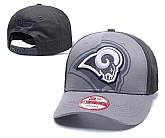 Rams Team Logo Gray Peaked Hat GS,baseball caps,new era cap wholesale,wholesale hats