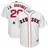 Red Sox 28 J.D. Martinez White 2019 Gold Program Cool Base Jersey Dzhi,baseball caps,new era cap wholesale,wholesale hats