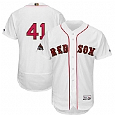 Red Sox 41 Chris Sale White 2019 Gold Program FlexBase Jersey Dzhi,baseball caps,new era cap wholesale,wholesale hats