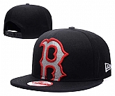 Red Sox Team Big Logo Black Adjustable Hat GS,baseball caps,new era cap wholesale,wholesale hats