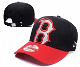 Red Sox Team Logo Black Speaked Adjustable Hat GS,baseball caps,new era cap wholesale,wholesale hats