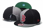 Red Sox Team Logo Gray Black Adjustable Hat GS,baseball caps,new era cap wholesale,wholesale hats