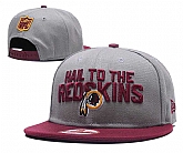 Redskins Team Logo Gray Adjustable Hat GS,baseball caps,new era cap wholesale,wholesale hats