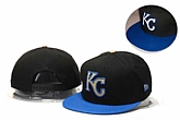 Royals Team Logo Black Blue Adjustable Hat GS,baseball caps,new era cap wholesale,wholesale hats