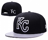Royals Team Logo Black White Adjustable Hat GS,baseball caps,new era cap wholesale,wholesale hats