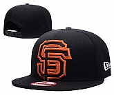San Francisco Giants Team Logo Black Adjustable Hat GS (1),baseball caps,new era cap wholesale,wholesale hats