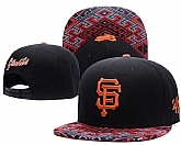 San Francisco Giants Team Logo Black Adjustable Hat GS,baseball caps,new era cap wholesale,wholesale hats