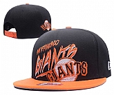 San Francisco Giants Team Logo Black Orange Adjustable Hat GS,baseball caps,new era cap wholesale,wholesale hats