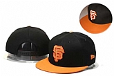 San Francisco Team Logo Giants Black Orange Adjustable Hat GS,baseball caps,new era cap wholesale,wholesale hats
