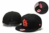 St. Louis Cardinals Fresh Logo All Black Adjustable Hat GS,baseball caps,new era cap wholesale,wholesale hats