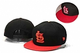 St. Louis Cardinals Fresh Logo Black Red Adjustable Hat GS,baseball caps,new era cap wholesale,wholesale hats