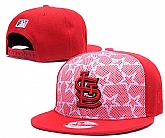 St. Louis Cardinals Fresh Logo With Stars Red Adjustable Hat GS,baseball caps,new era cap wholesale,wholesale hats