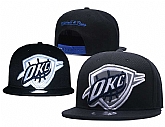 Thunder Team Logo Black Mitchell & Ness Adjustable Hat GS,baseball caps,new era cap wholesale,wholesale hats