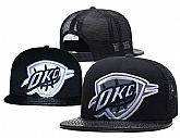 Thunder Team White Logo Black Adjustable Hat GS,baseball caps,new era cap wholesale,wholesale hats