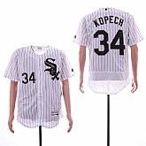 White Sox 34 Michael Kopech White Flexbase Jersey,baseball caps,new era cap wholesale,wholesale hats
