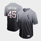 White Sox 45 Michael Jordan Gray Drift Fashion Jersey Dzhi,baseball caps,new era cap wholesale,wholesale hats