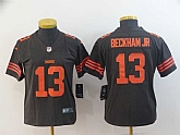 Women Nike Browns 13 Odell Beckham Jr Brown Color Rush Limited Jersey,baseball caps,new era cap wholesale,wholesale hats