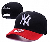 Yankees Fresh Big Logo Black Red Adjustable Hat GS,baseball caps,new era cap wholesale,wholesale hats
